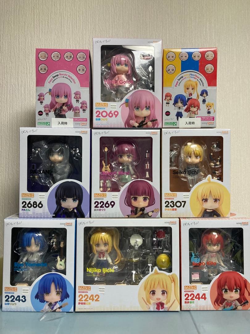 【新品8種・中古1種】ぼっち・ざ・ろっく！ねんどろいどセット