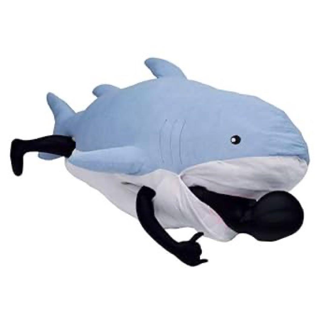 からだごとひんやり サメクッション ラージ ビバホーム