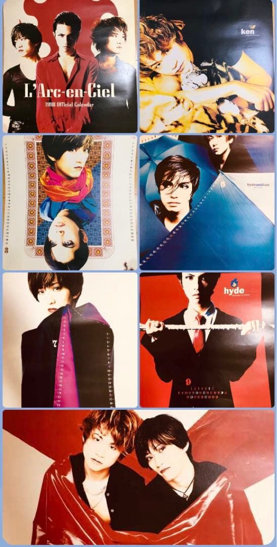 L'Arc〜en〜Ciel カレンダー 1998年 - メルカリ
