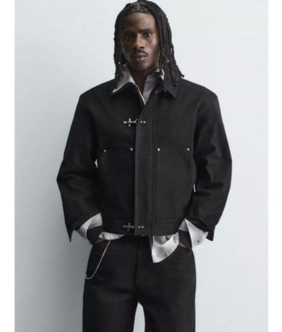 ZARA ファイヤーマン リラックスフィットトグルジャケット - メルカリ