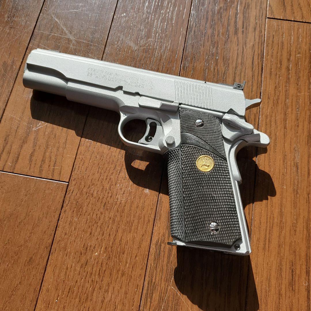 MGC製 コルトガバメント　M1911　ゴールドカップシルバー