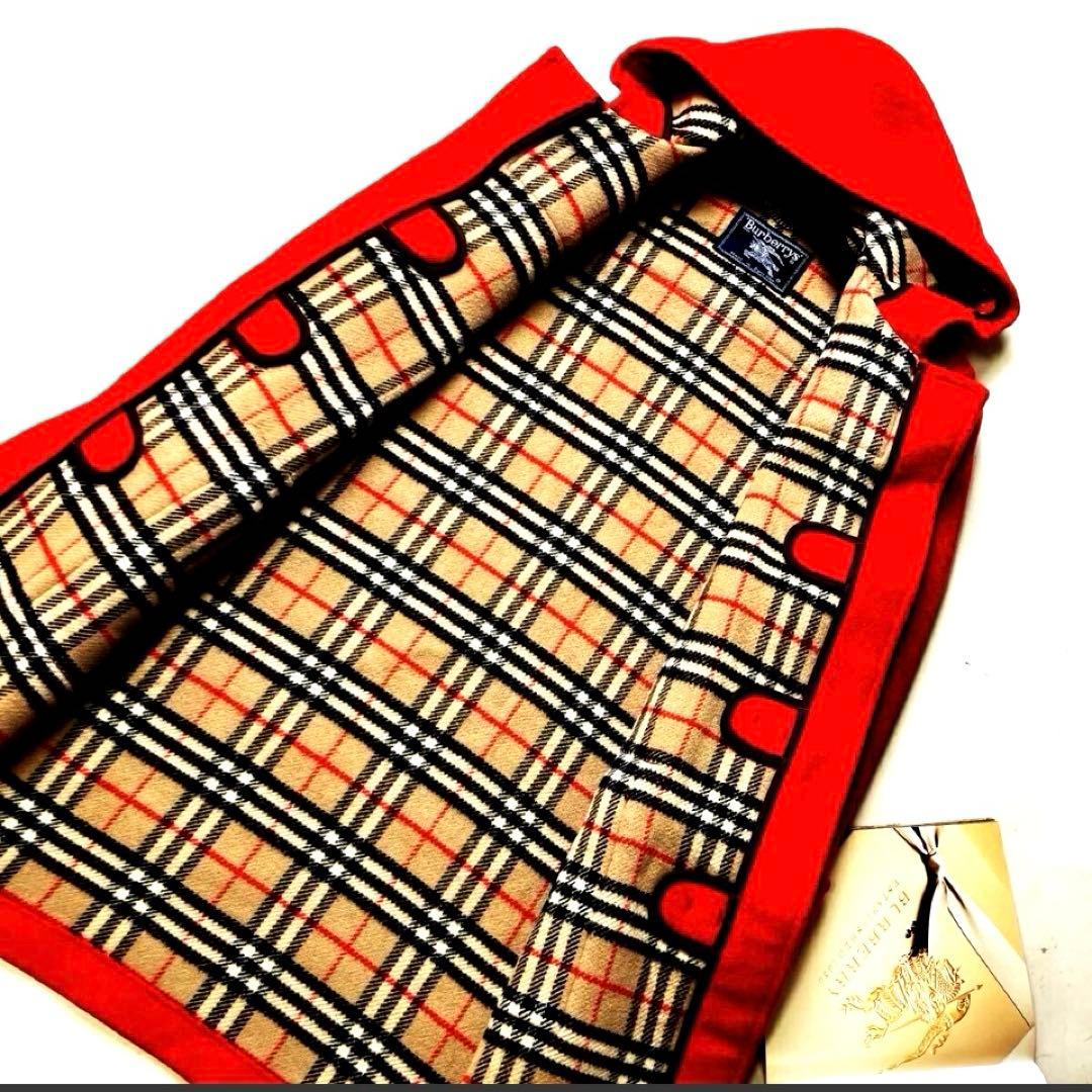 美品【ひと目でオシャレに見える】高級ダッフルコートバーバリーコートL