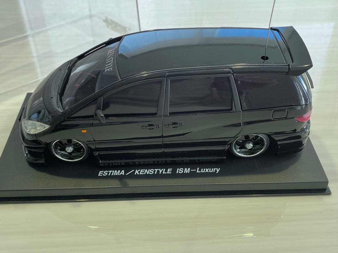 2台セット】アオシマ アルファード&エスティマ VIP 車高調 ラジコン