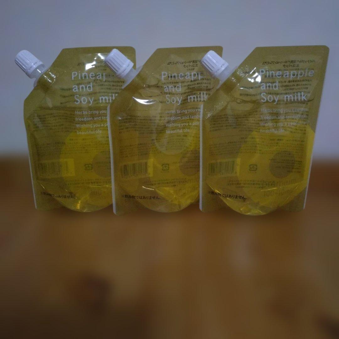 パイナップル豆乳ローションプレミアム　詰め替え用エコパック3個セット