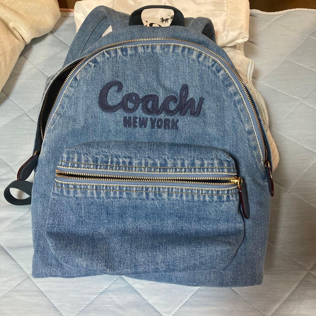 コーチ　coach リュック　バックパック　デニム 公式】COACH – コーチ | チャーター バックパック・シグネチャー デニム