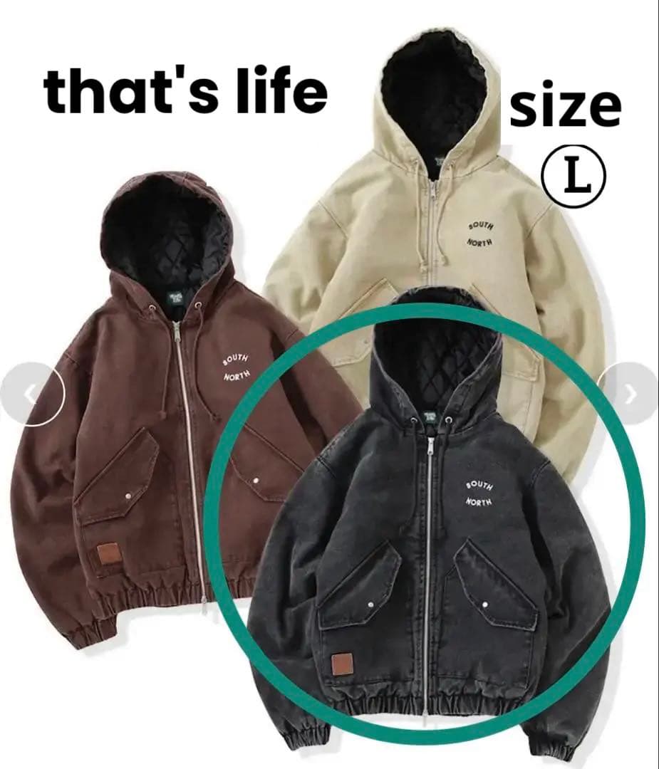 that's life ザッツライフ　ブルゾン　ジャケット　アウター　パーカー