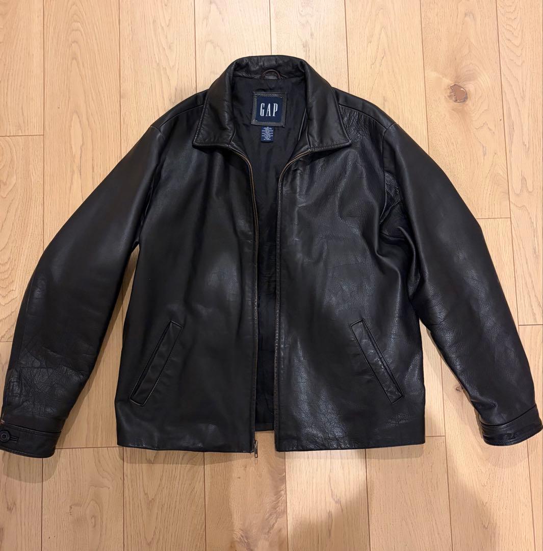 WPLOLD GAP レザー ジャケット M ライダース ビンテージ 本革