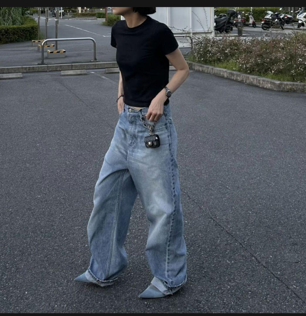 オクスンデニム ok.soon original wide denim サイズ1 - メルカリ