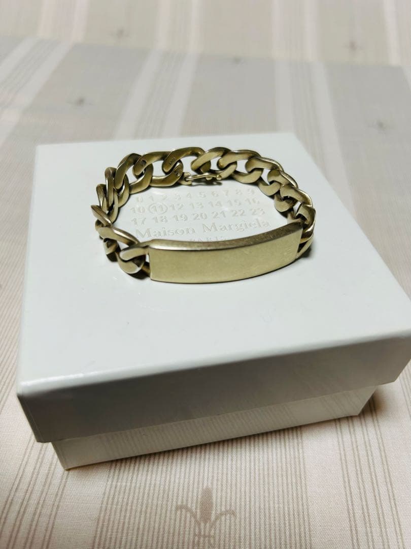 メゾンマルジェラ IDチェーンブレスレット アノニマス