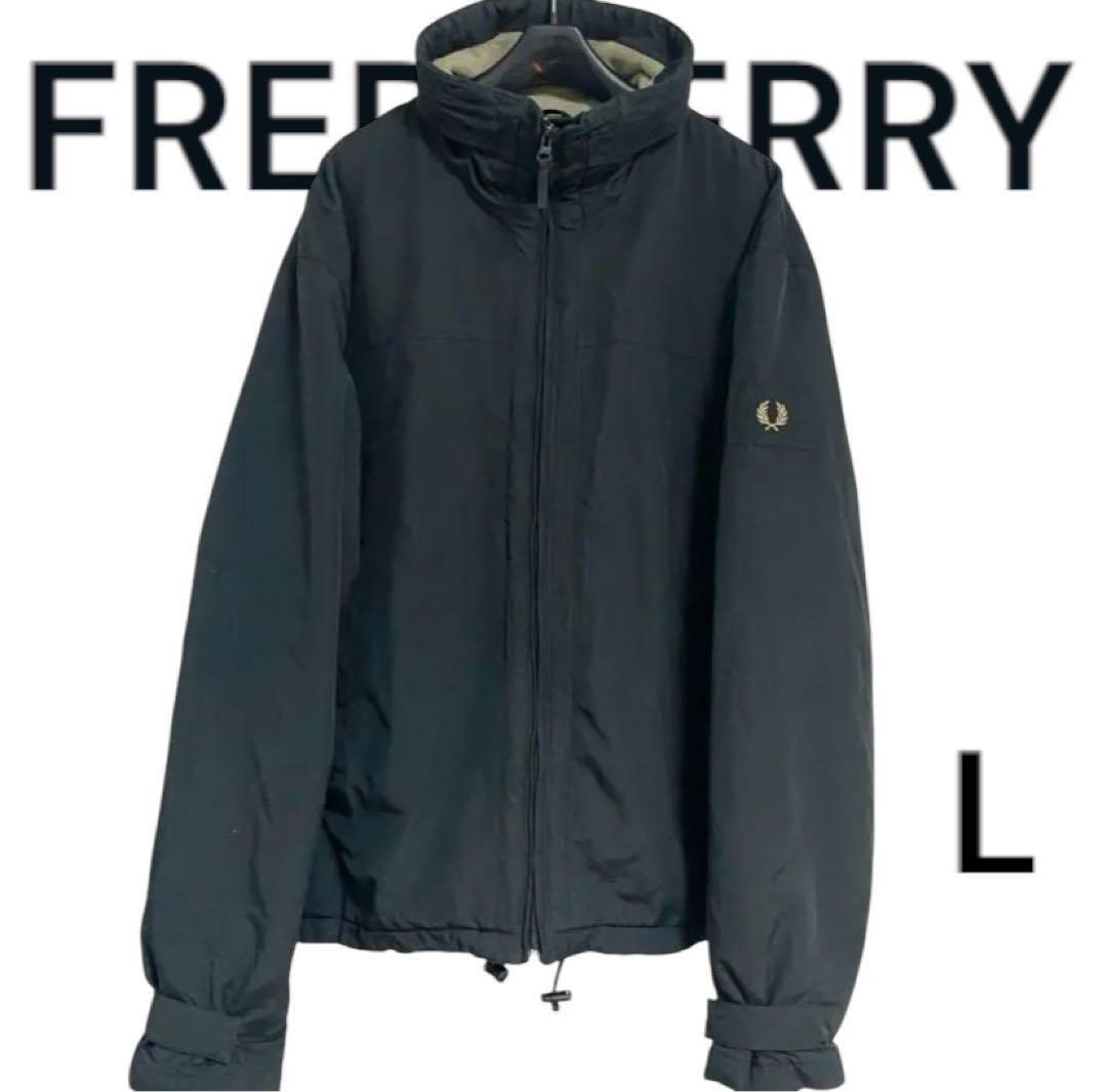 古着FRED PERRY ブルゾン ジャケット　ブラック 黒