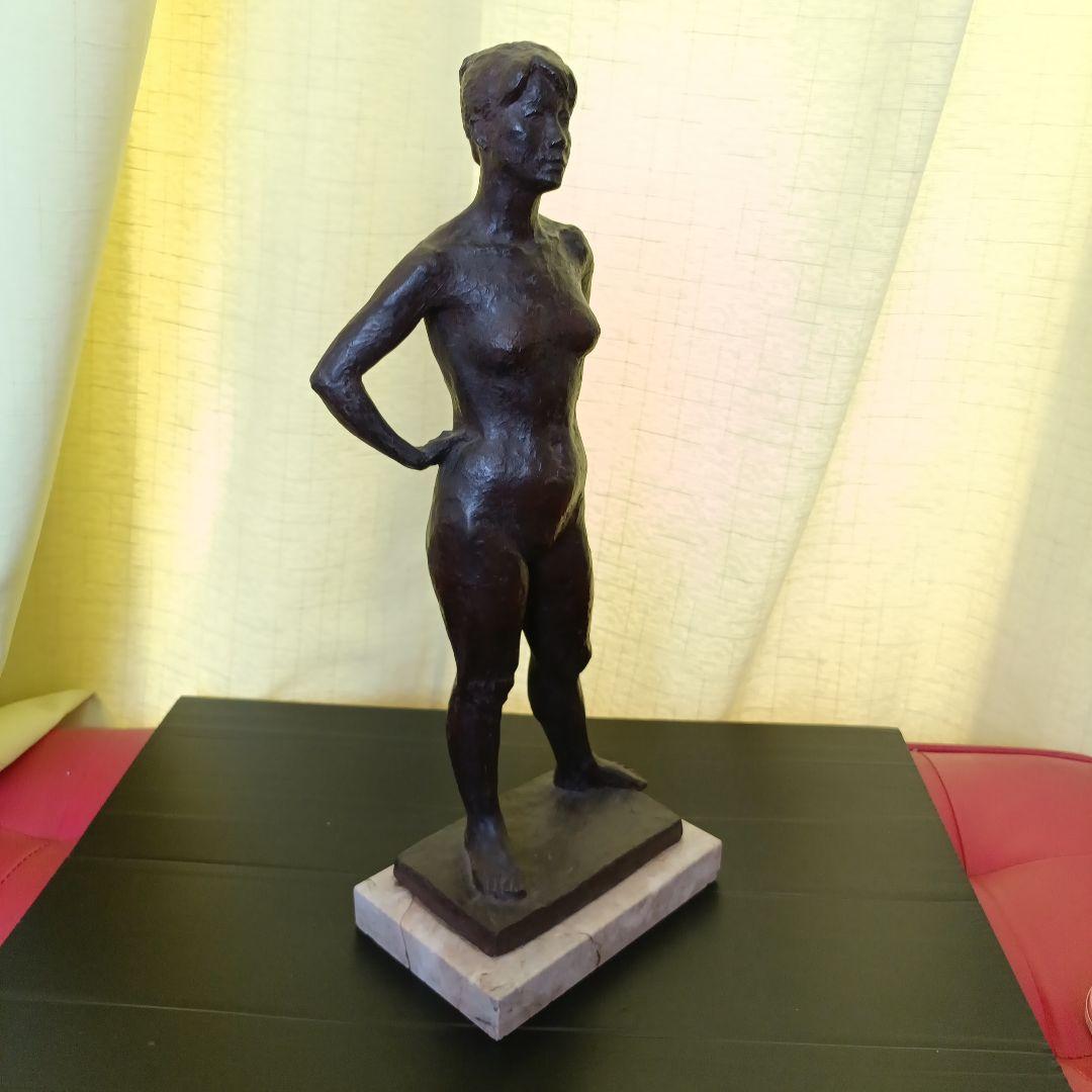 ブロンズ製ヌード像 42cm