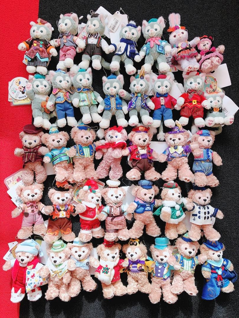 ダッフィーフレンズ ぬいぐるみバッジ まとめ売り