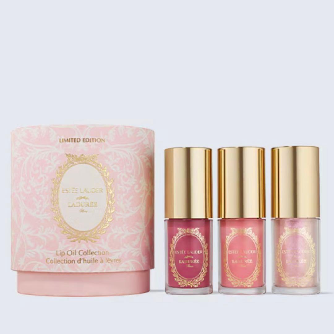 エスティーローダー　リミテッド エディション リップ オイル コレクション 試してみた】リミテッド エディション リップ オイル コレクション