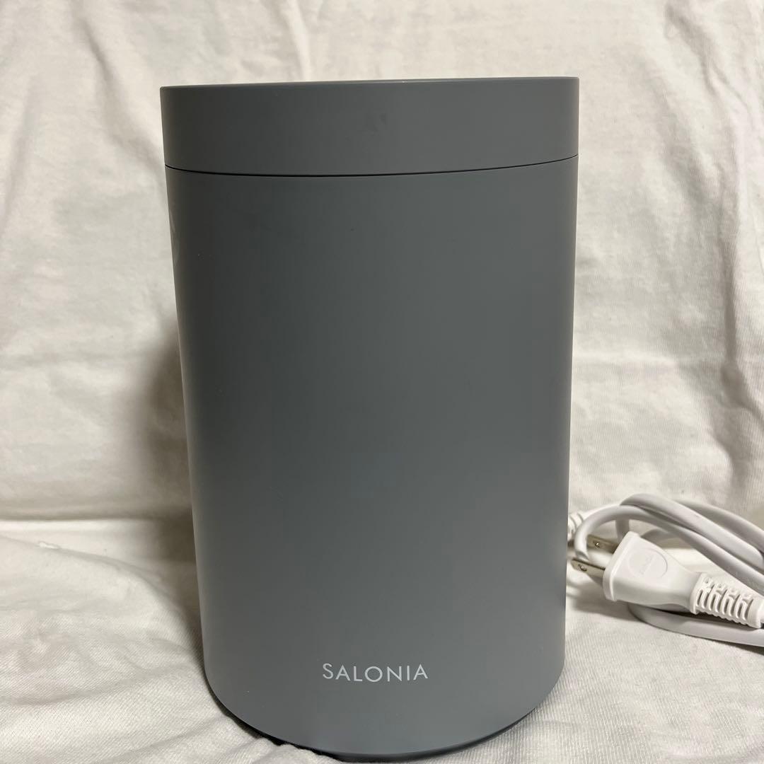 SALONIA フェイススチーマー グレー - メルカリ