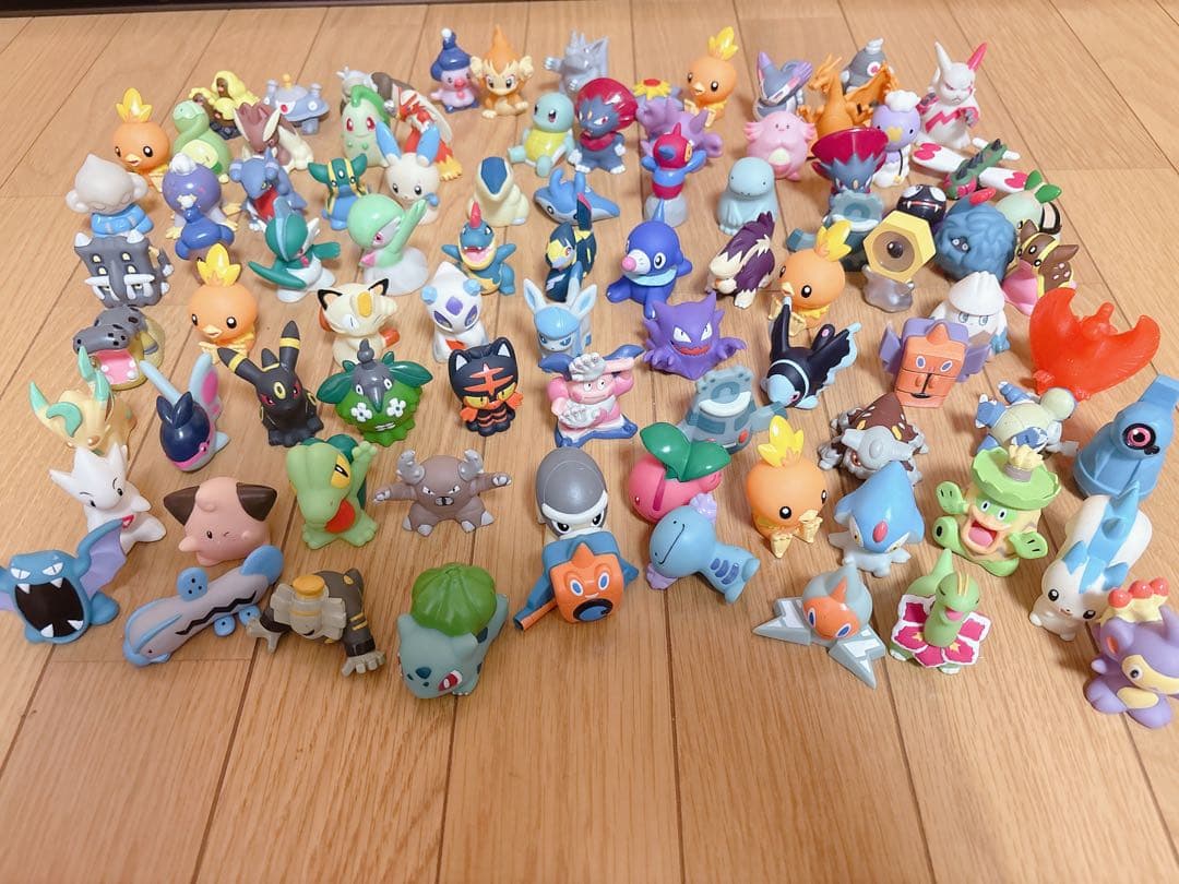 【希少 激レア】ポケモン ポケモンキッズ 指人形 クリア フィギュア200体以上 ポケモンキッズ 指人形 フィギュア クリア ソフビ 当時物 レア品