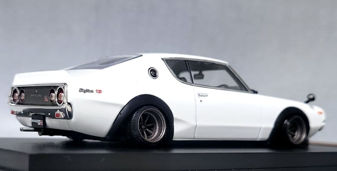 1/43　スカイライン改　ケンメリ2Dr　ワタナベ　ホイール　アルミ製　深リム