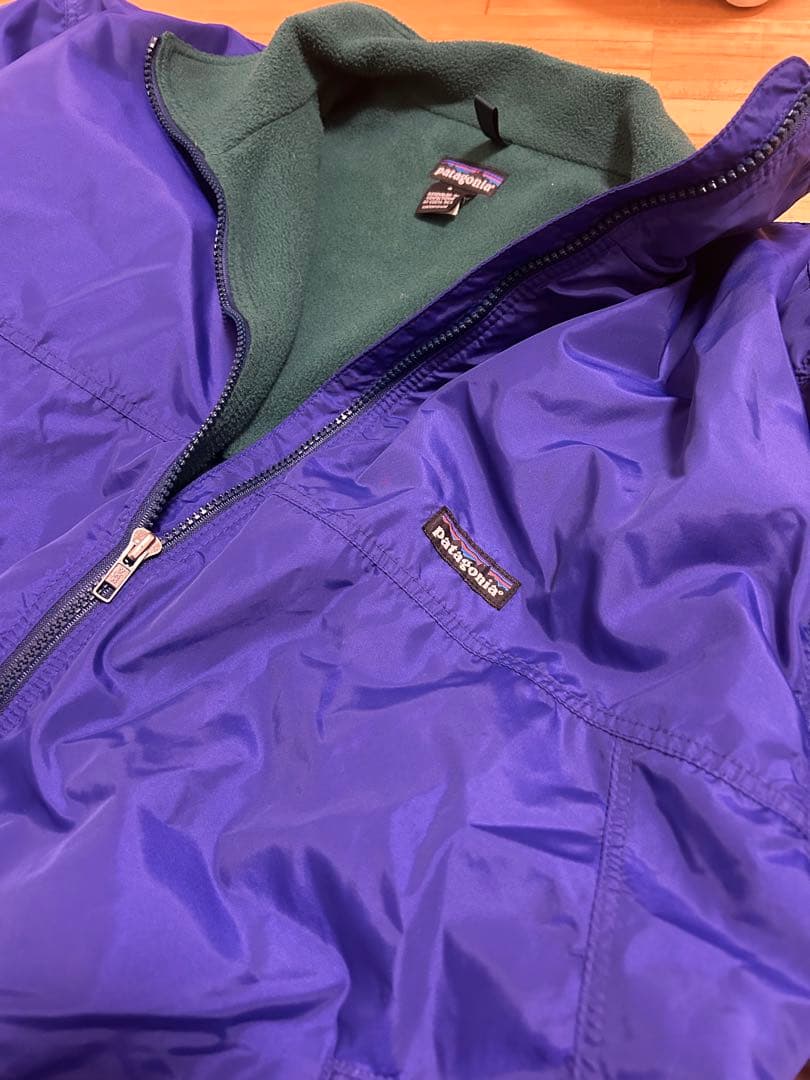 美品 ヴィンテージ パタゴニア シェルドキャプリーン シンチラ L 雪