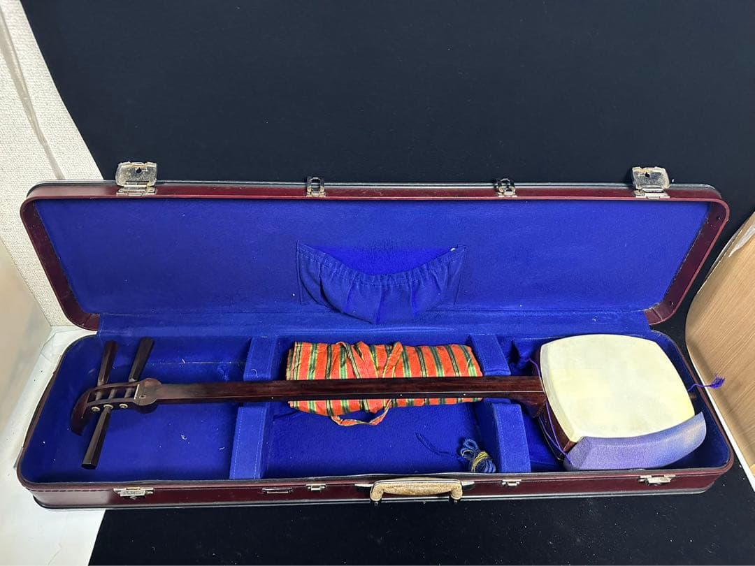 三味線 金細　紅木　紫檀　 弦楽器