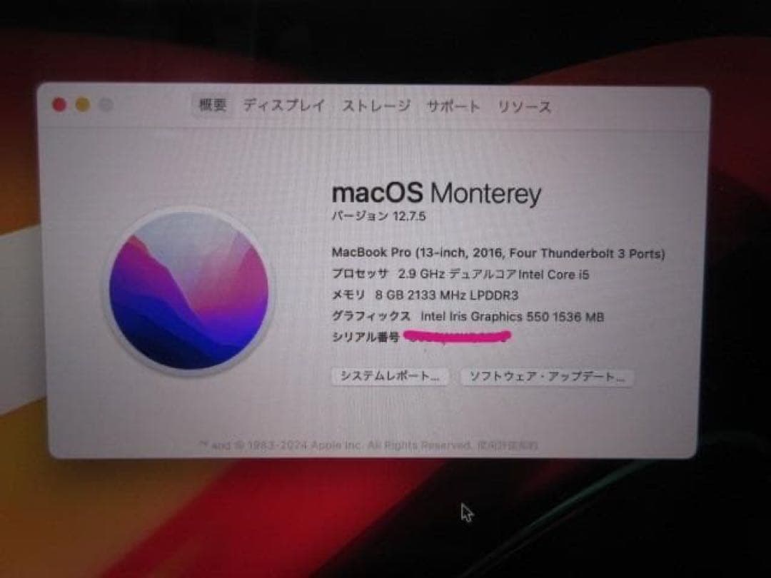 値引不可 ジャンク MACBOOK PRO 13インチ 2016 retina - メルカリ