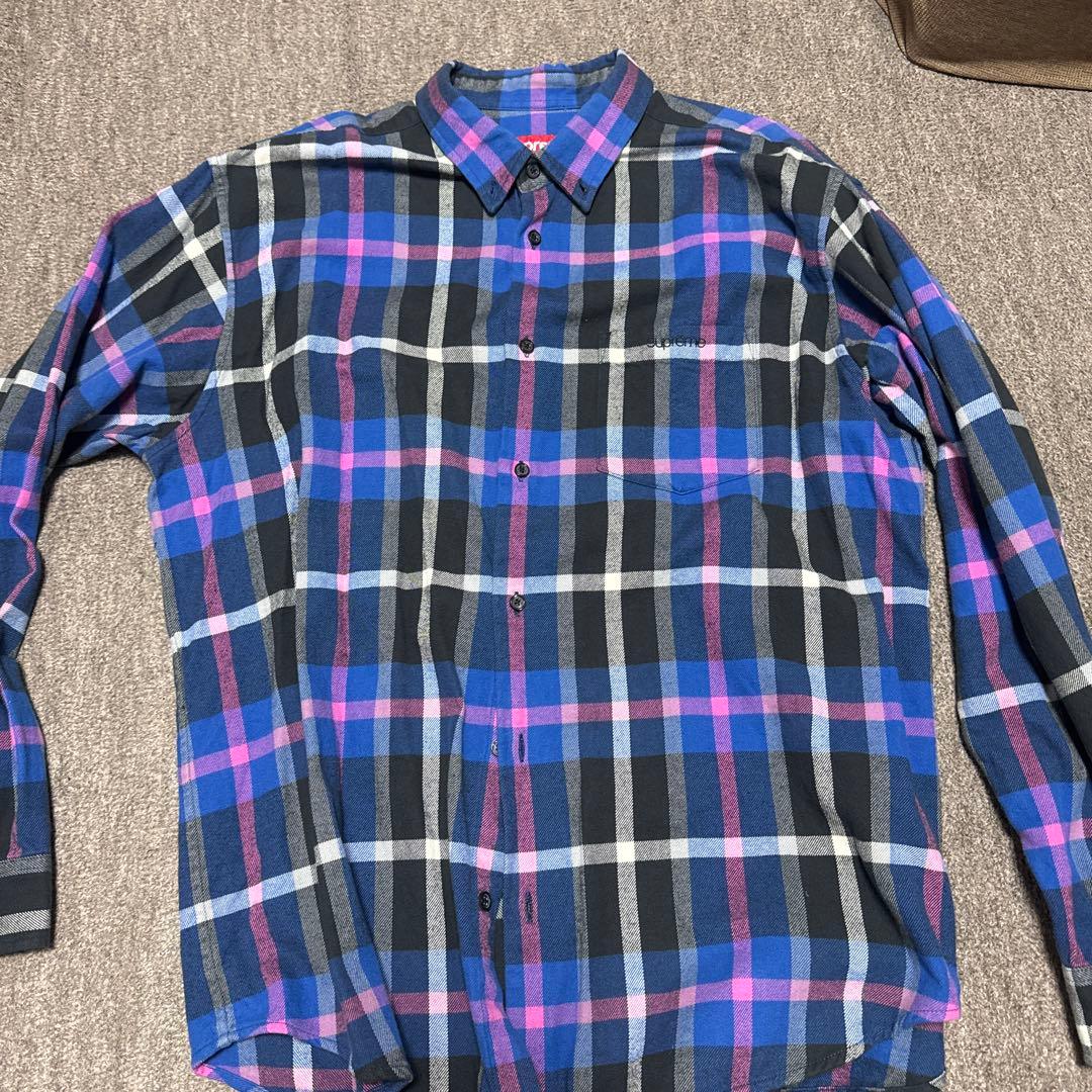 Supreme チェック柄 長袖シャツ