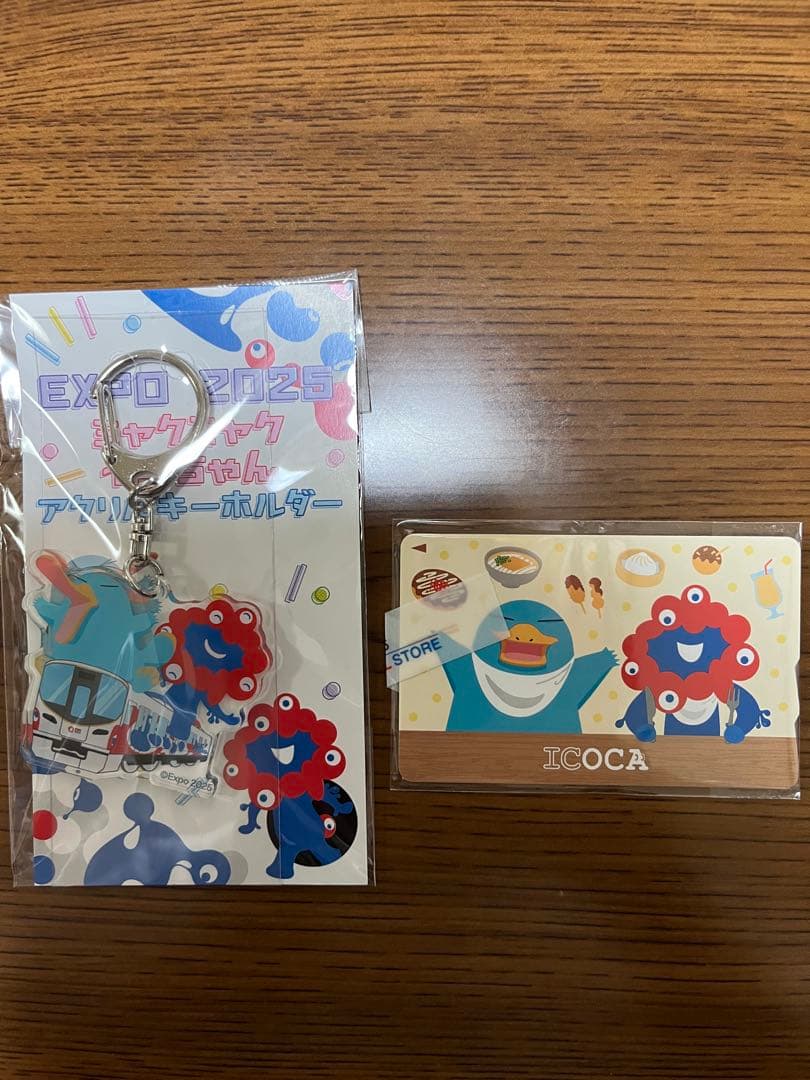 EXPO 2025 ミャクミャクICOCAカードとキーホルダーセット