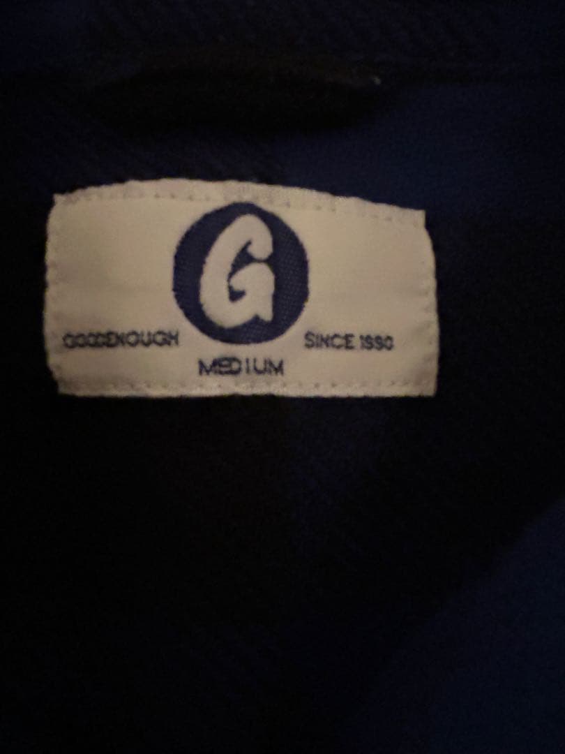 GOODENOUGH ブロックチェックネルシャツ ラインネル - メルカリ