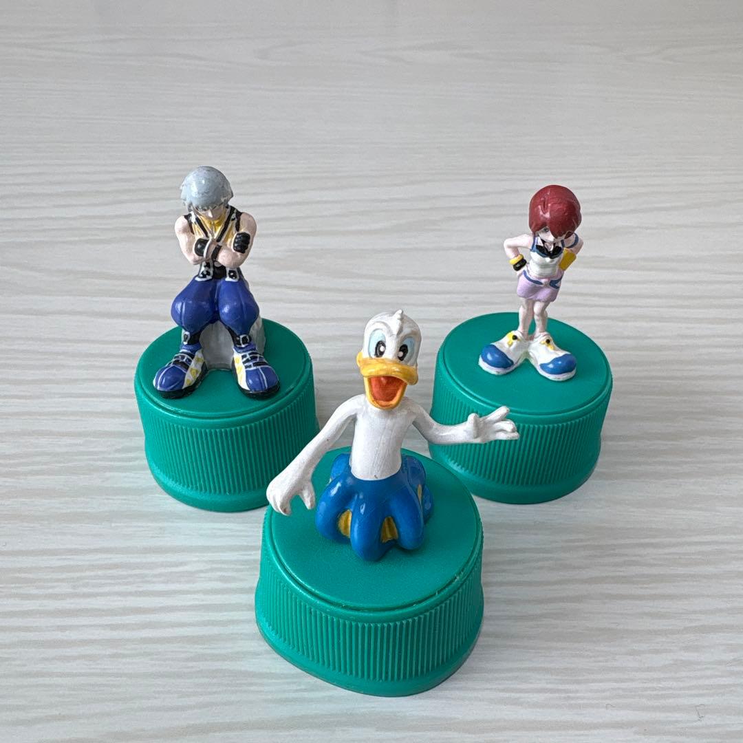 キングダムハーツ ペットボトルキャップ フィギュア 6点セット レトロ