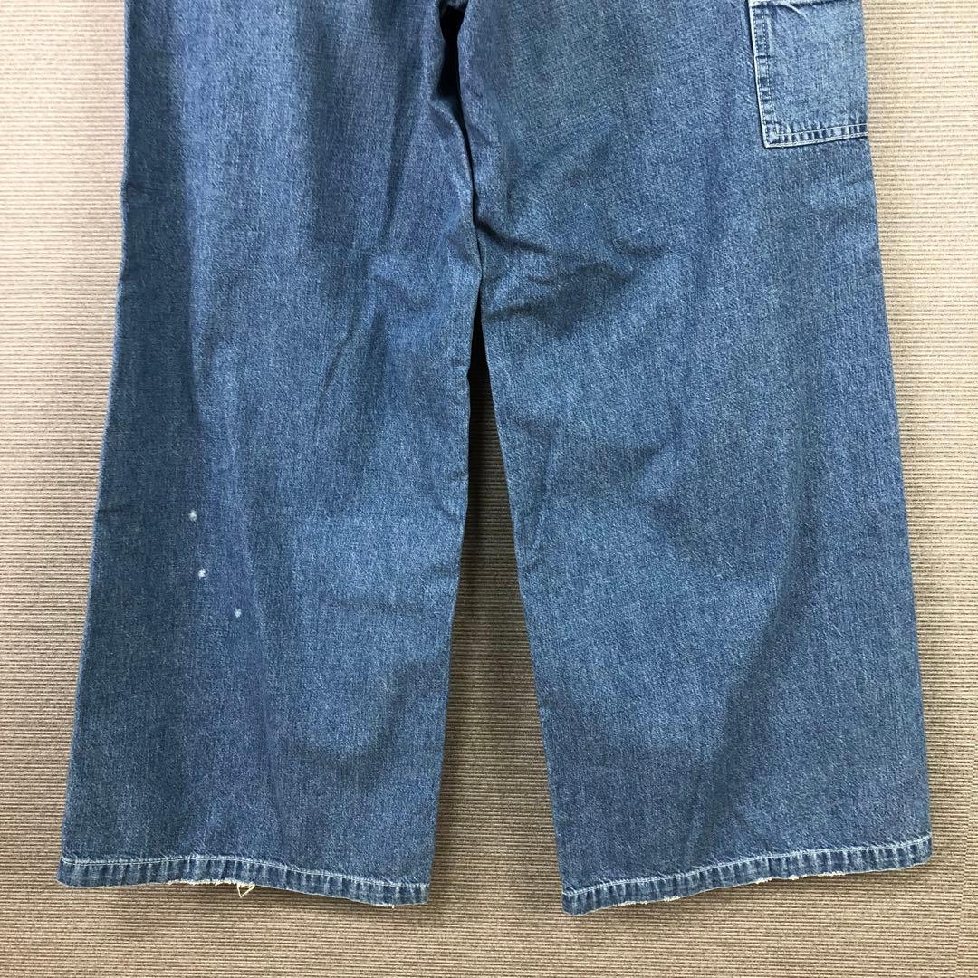 未使用品 FRAMeWORK 2024 デニムペインターパンツ 40 ブルー