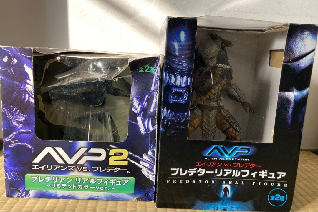 エイリアンVSプレデター プレデターリアルフィギュア、プレデリアンフィギュア