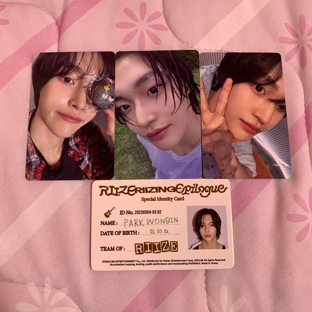 riize ライズ epilogue ウォンビン travel bag トレカ - メルカリ