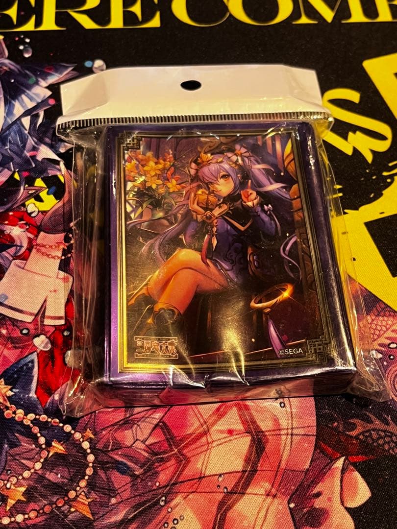 三国志大戦tcg　袁姫(漢)　tcgの宴　100個限定スリーブ　未開封未使用品