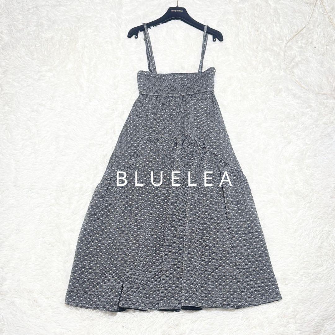 完売品 大人気 ブルレア Bluelea ドットサスペンダースカート