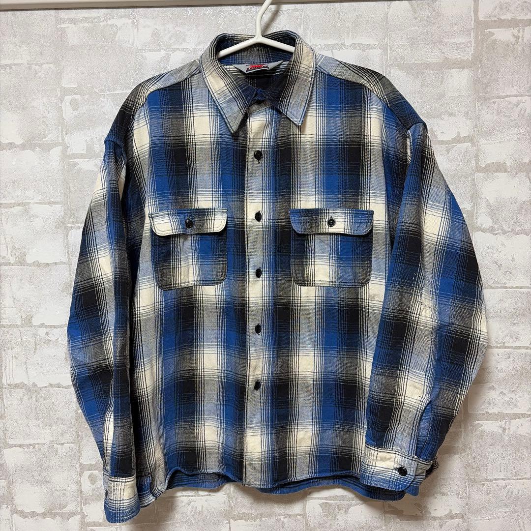 SAINT Mxxxxxx BerBerjin Flannel Shirt L - メルカリ