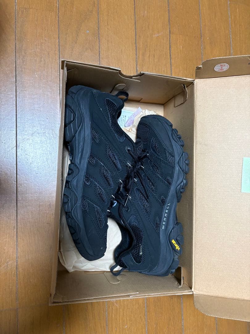 MERRELL ブラック ハイキングシューズ