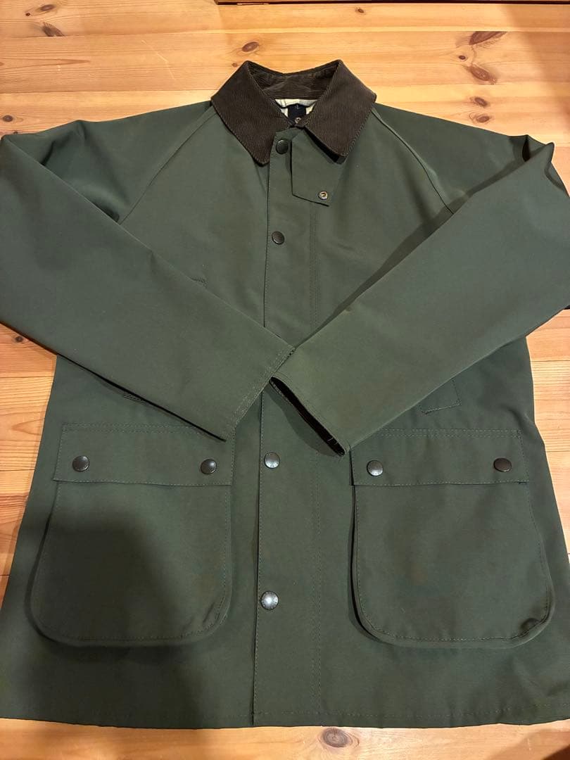 スーパーセール！Barbour オリーブグリーン ビデイル ノンオイル　42