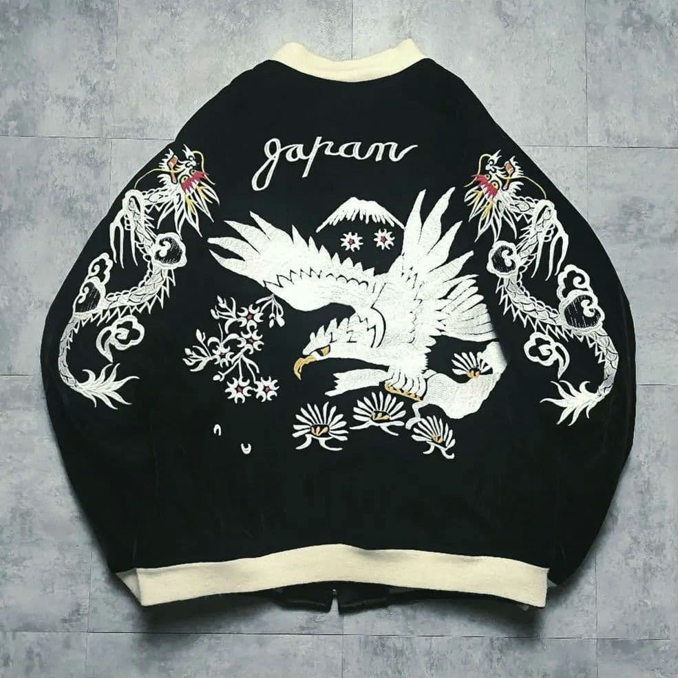 BILLVAN】 リバーシブル スカジャン 別珍 L 40 刺繍 - メルカリ