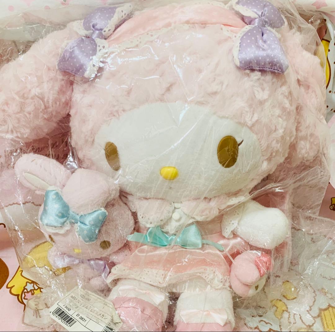 マイメロディ おめかしDXぬいぐるみ マイメロ オメカシ ピピ プライズ情報】マイメロディ・クロミ おめかしビジューリボン