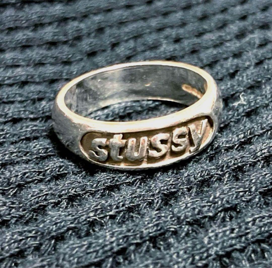 stussy シルバー ロゴリング　値下げ中！