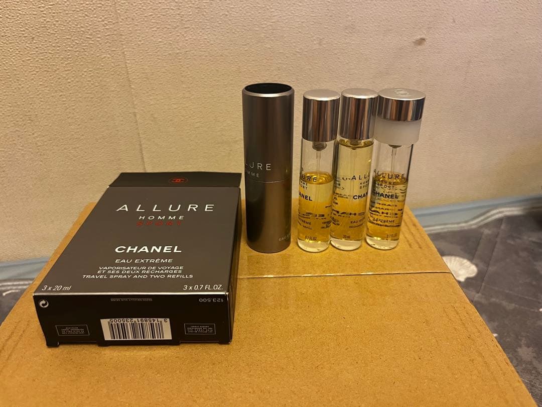 シャネル アリュールオムスポーツ オー エクストレム トラベルスプレイ