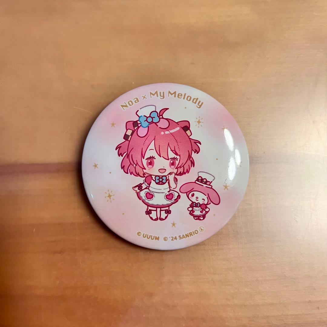 のあ ミニキャラ 】 缶バッジ カラフルピーチ サンリオ からぴち