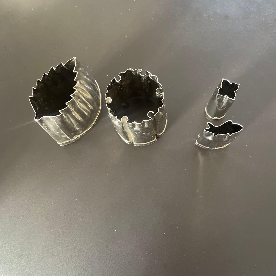 クリーム様予約品　有次　ステンレス製　クッキー型4点セット