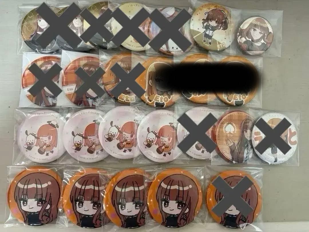 からぴち　えと　缶バッジ