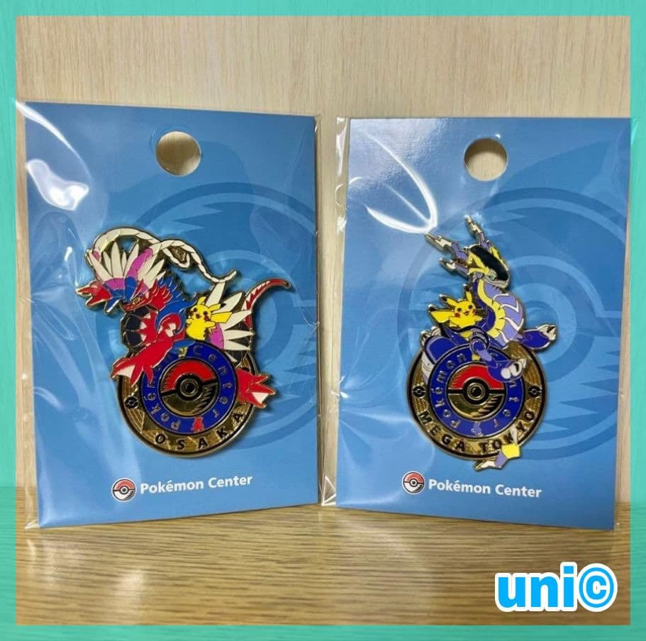 限定品！】ポケモンセンター 限定ロゴ ピンズ バッジ コライドン
