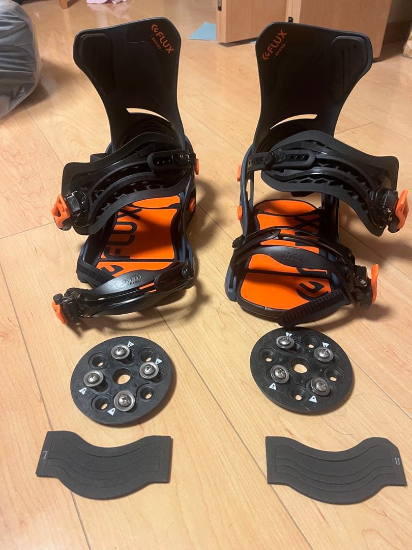 22-23 FLUX DS スノーボードビンディング オレンジ/ブラック