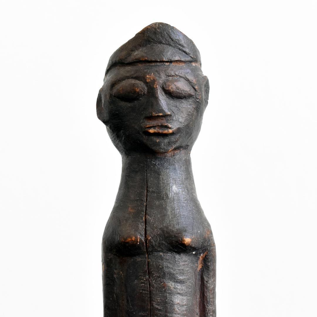 アフリカ ロビ族 木製コロン人形 20世紀中頃 民族彫刻工芸 民藝