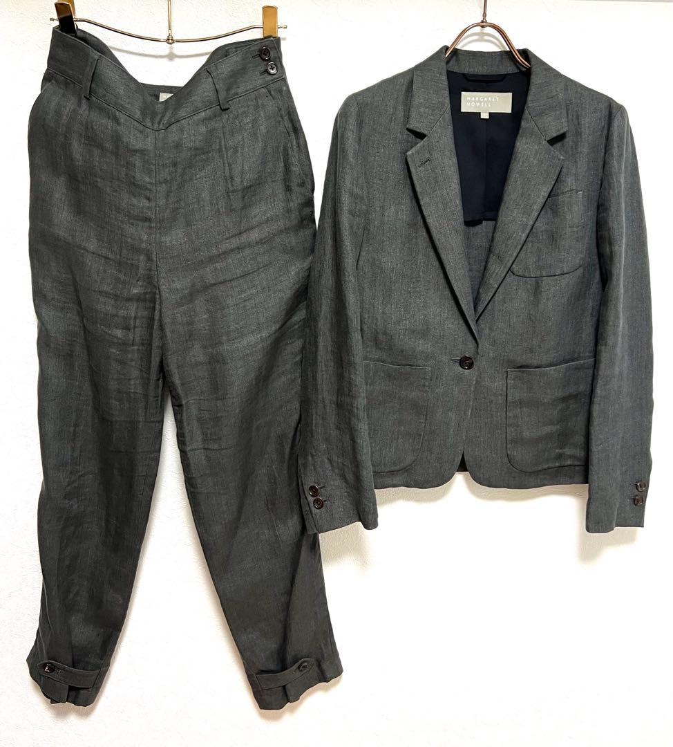 MARGARET HOWELL マーガレットハウエル セットアップ スーツ 麻
