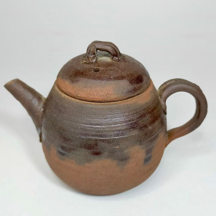 片岡ニ光　常滑焼　急須　茶道器　年代物 片岡ニ光常滑焼急須茶道器年代物