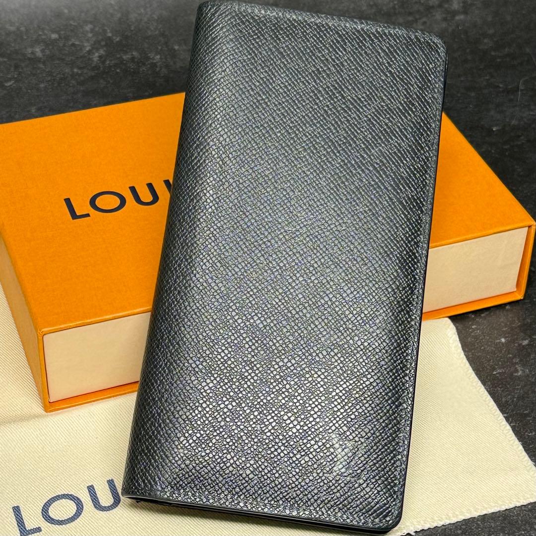 極上品 RFID ルイヴィトン タイガ ポルトフォイユブラザ 二つ折り長財布