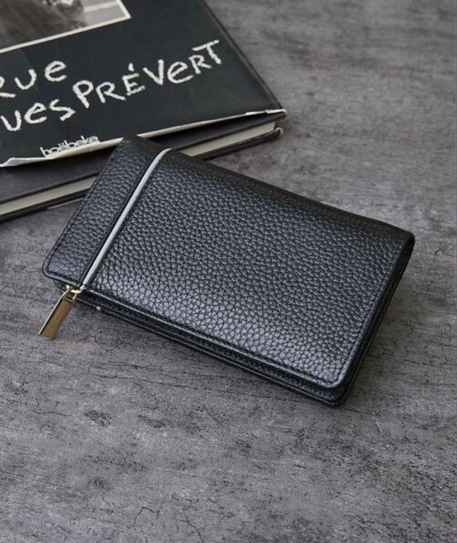 alfredoBANNISTER 黒 レザー 長財布 シンプルデザイン