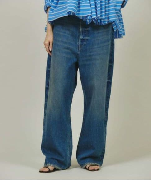 Curensology/＜&RC＞ワイドルーズデニムパンツ　インディゴブルー